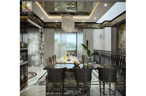 Villa luxury với phong cách Indochine