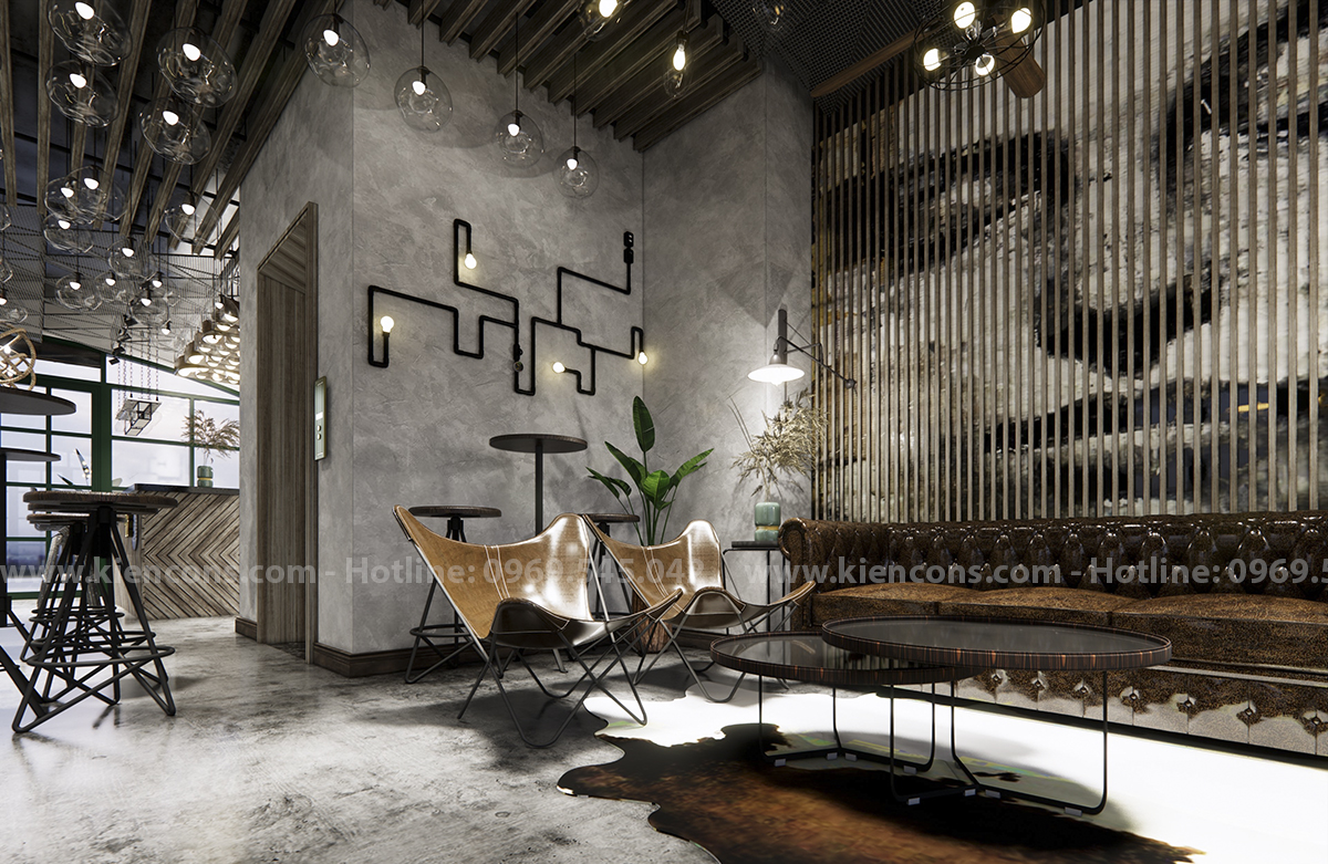 Công trình thiết kế nội thất nhà hàng Cafe Côn Đảo